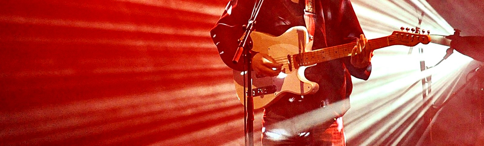 guitar on stage